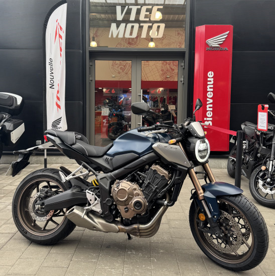 Honda CB650R Bleu Mat Full Bridable A2 - VALENCIENNES
