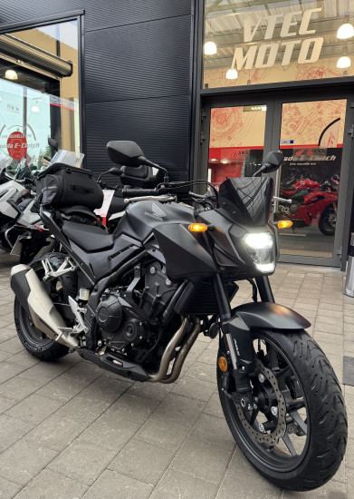 Honda CB500 Hornet Noir Mat rabaissée 40mm - VALENCIENNES